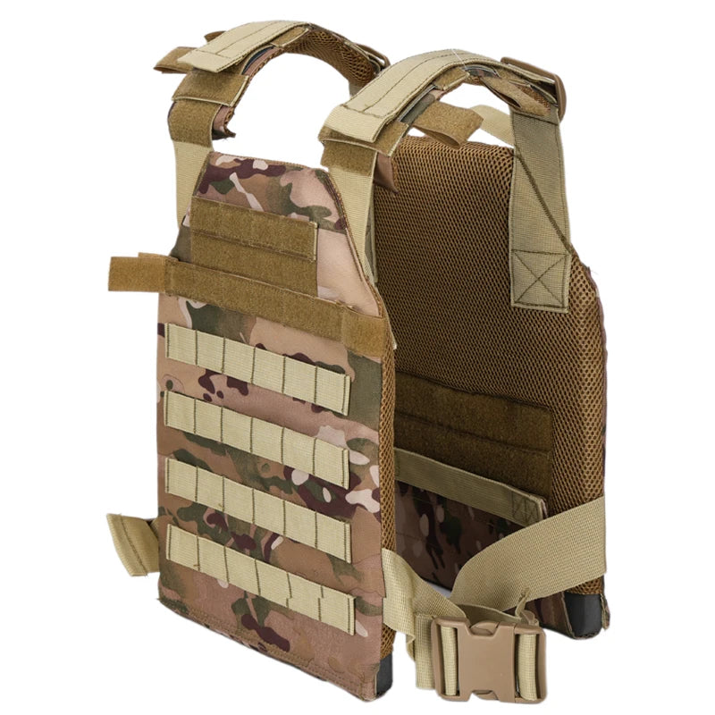 Tactical Molle Vest Breathable Combat Training Vest Outdoor Hunting Air Soft Vests Sports Equipment Weight Bearing Vests