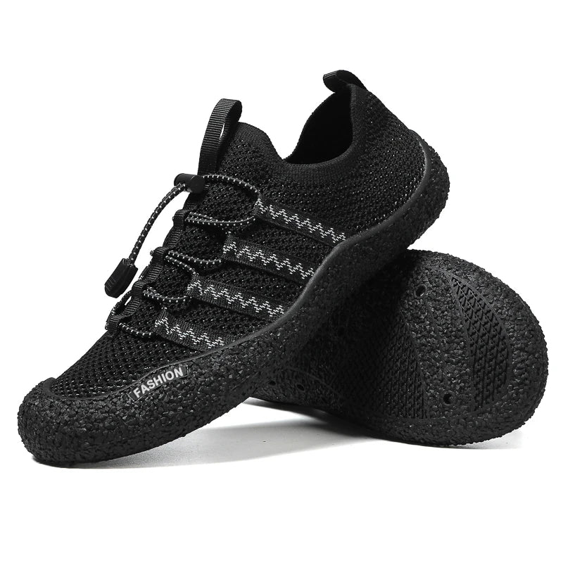 Quick Dry Aquatic Sneakers Men Women Barefoot Beach Wading Shoes Breathable Non-slip Water Sports Footwear for Surfing Diving