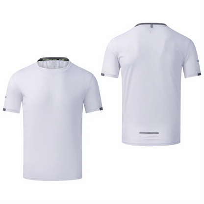 Quick Drying Round Neck T-shirt With Short Sleeves Breathable Fitness And Leisure Team Wear Running Shirt For Men And Women