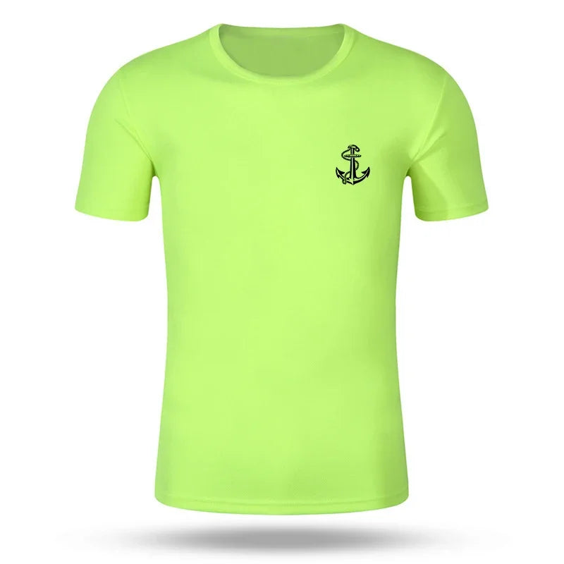 Quick Dry Men Running T-shirt Fitness Sports Top Gym Training Shirt Breathable Jogging Casual Sportswear Men's Breathable 2026