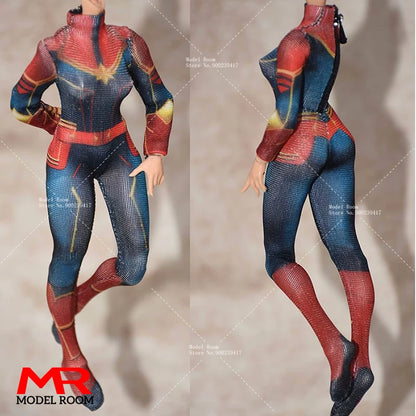1/12 Scale Female Cosplay Combat Suit Bodysuit Jumpsuit Clothes Model Fit 6'' Romankey Soldier Action Figure Body Dolls