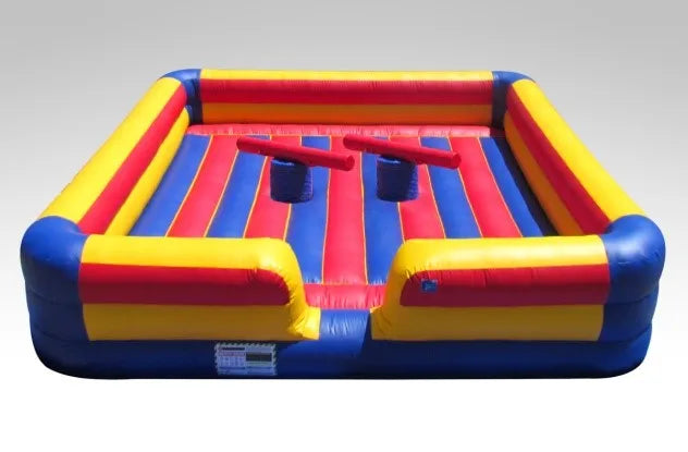 5x5m Outdoor Party Games Bouncy  Inflatable Duel Game  Gladiator Joust Bouncer  Inflatable Games  Platform for Kids and Adults