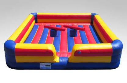 5x5m Outdoor Party Games Bouncy  Inflatable Duel Game  Gladiator Joust Bouncer  Inflatable Games  Platform for Kids and Adults